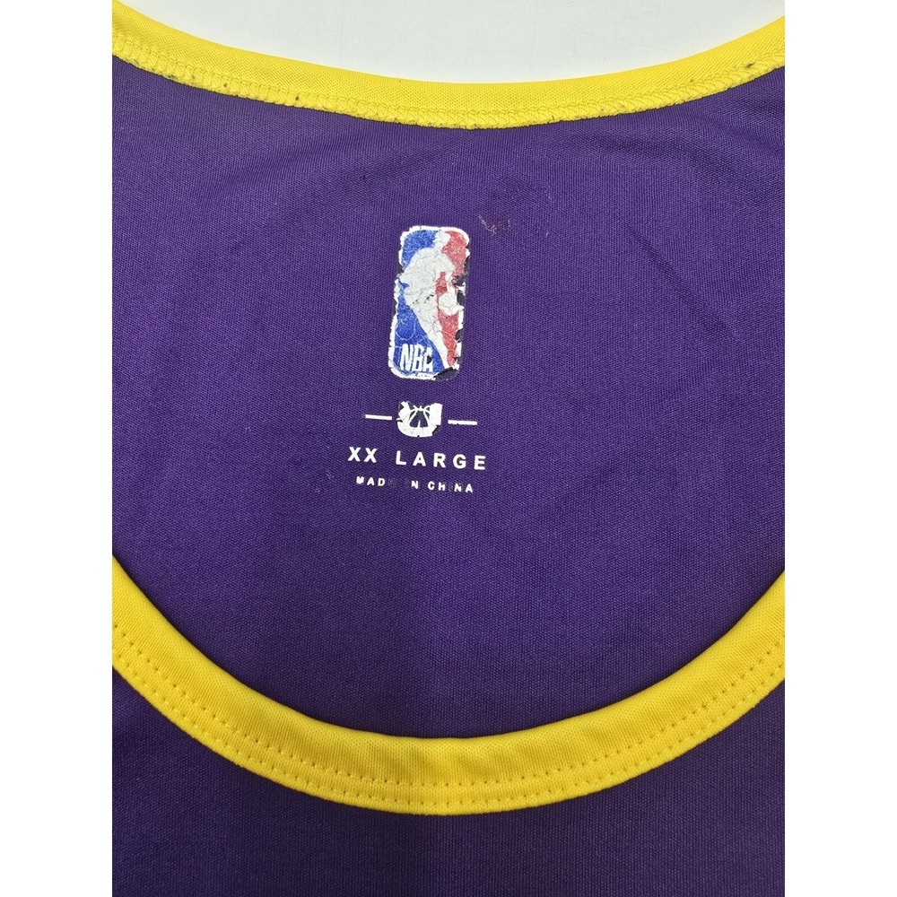 LOS ANGELES LAKERS Lebron 6 James Summer Tank Top jersey men's XXL NBA - Picture 8 of 15